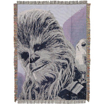 Northwest Star Wars Woven Tapestry Throw Blanket, 48" x 60", New Copilot