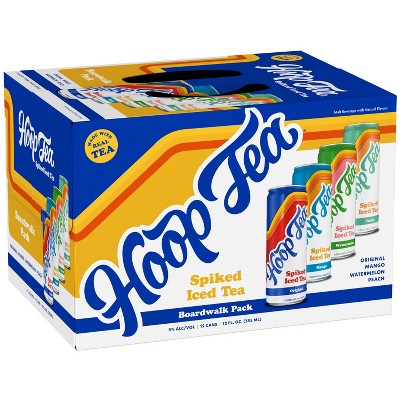 Hoop Tea Spiked Iced Tea Variety Pack - 12pk/12 fl oz Cans