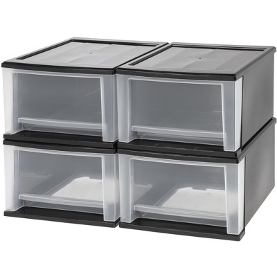 IRIS USA Stackable Plastic Storage Chest