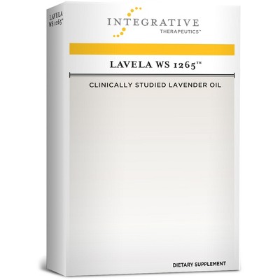 Integrative Therapeutics – Lavela WS 1265 - Clinically Studied Lavender Essential Oil Supplement - Calms Nervousness* - Reduces Stress* - 60 Softgels