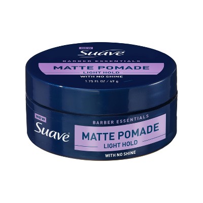 Suave Men Barber Essentials Flexible Hold Matte Finish Hair Styling Pomade - 1.75 fl oz