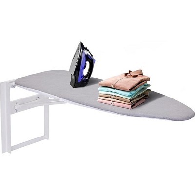 Ivation Wall Mounted Ironing Board, 36.2” x 12.2” Fold Down Iron Board for Home, Apartment & More