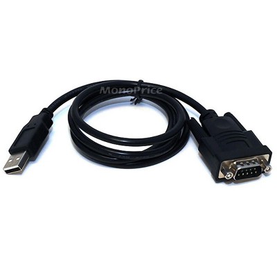 Monoprice 3ft USB to Serial Converter Cable (USB A to DB9/DE9)