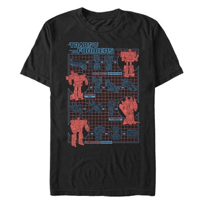 Men's Transformers Robot Transformations T-Shirt