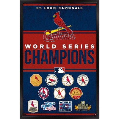 Trends International MLB St. Louis Cardinals - Champions 23 Framed Wall Poster Prints