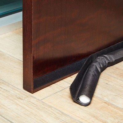 Stockroom Plus Under The Door Draft Stopper, One-Sided 36-Inch Noise Blocker (Black)