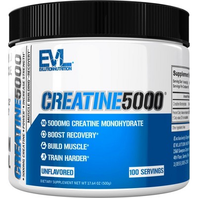 Evlution Nutrition Creatine5000 - 5G Creatine Monohydrate - Build Muscle