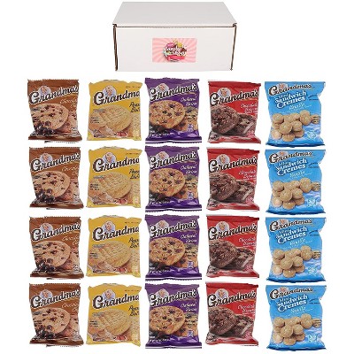 Grandma's Cookies In Box (Pack of 20, Total of 40 Cookies)