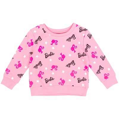 Barbie Toddler Girls Sweatshirt Pink 3T