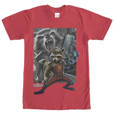 Men's Marvel Guardians of the Galaxy Rocket Gun T-Shirt