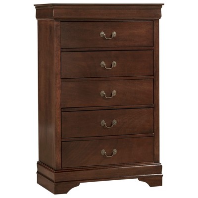 PAGED Traditional Design Dresser for Bedroom Storage Cabinet with Drawers and Metal Glides for Living Room, Hallway, Office