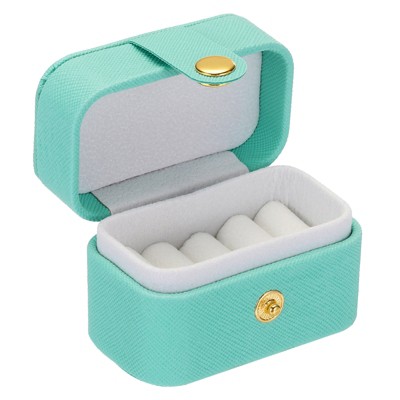 Unique Bargains Romantic Engagement Wedding Ring Box Jewelry Storage