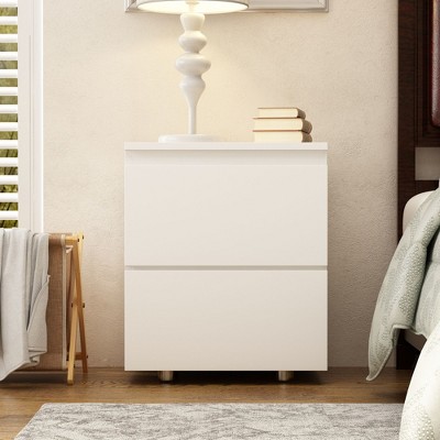 Famapy 2 Drawer Nightstand Set Bedroom Modern Designed Bedside Dresser End Table Chest