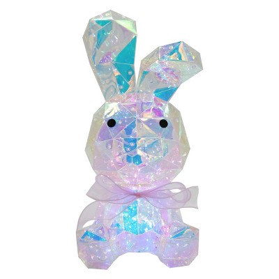 Seasonal LLC Prismatic Iridescent Bunny - Mitzie 16in