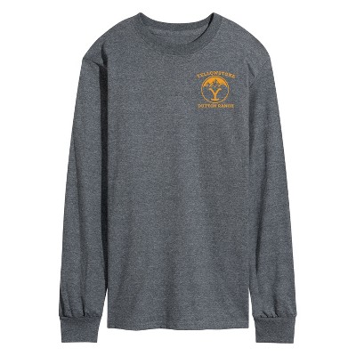 Men's - Yellowstone - Circular Lock 86 Left Chest Long Sleeve Graphic T-Shirt
