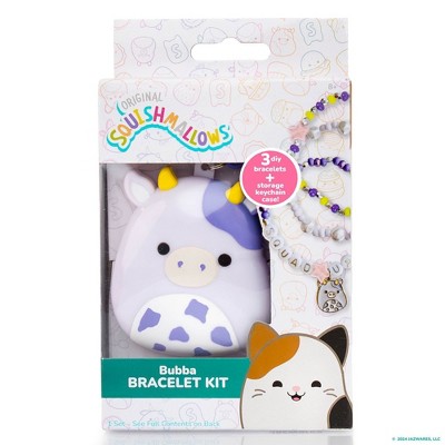 Squishmallows Squish Easter Bracelet Kit - Bubba: Craft Activity with Clips, Cord, Beads & Charms Set