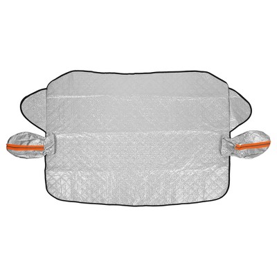 Unique Bargains Vehicle Universal Waterproof Windshield Cover with Reflective Strip 61.81"x42.91" 1 Pc