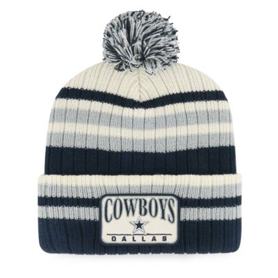 NFL Dallas Cowboys Streak Knit Beanie: Heavyweight Acrylic, Team Logo, Men's One Size