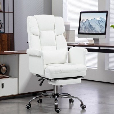 Okak Executive Office Chair with Adjustable Height, Computer Chair with Footrest and Lumbar Support, Criss Cross Chair for Home, Office