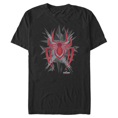 Men's Marvel Spider-Man: Miles Morales Shatter Logo T-Shirt