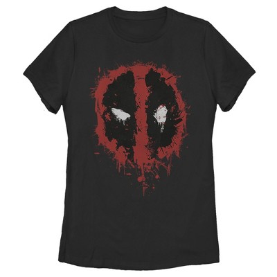 Women's Marvel Deadpool Splatter Icon T-Shirt