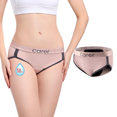 CARER Period Underwear for Women Girl Leak-proof Panties for Women Incontinence Menstrual Hipster - Mild Absorbency