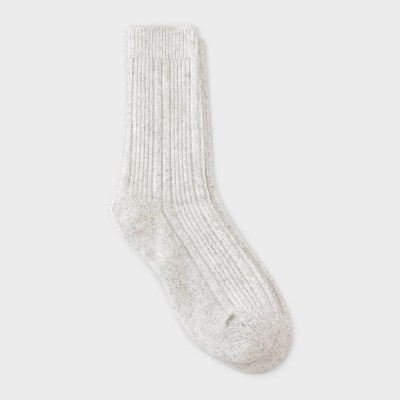 Women's Textured Ribbed Super Soft Crew Boot Socks - Auden™