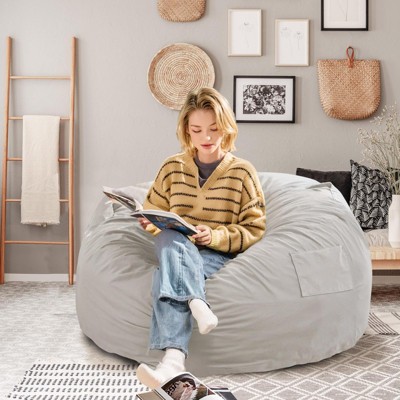 IULULU Bean Bag Chair for Adults, Oversized Beanbag for Gaming