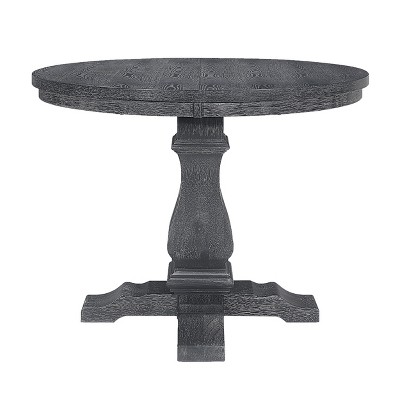 Christopher Knight Home Castner Expandable Oval Dining Table, Gray