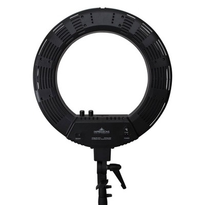 Impressions Vanity 18-Inch DuoTone LED Vanity Studio Ring Light with Stand, Bag and Accessories