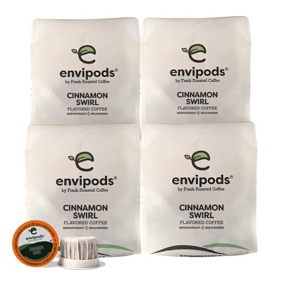 Fresh Roasted Coffee Cinnamon Swirl Flavored Coffee - 48ct compostable envipods