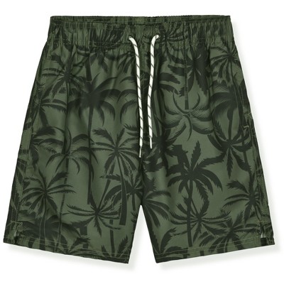 Blue Horizon Swimwear Boys Swim Trunks – Fun Printed Youth Quick Dry Kids Bathing Suit Shorts for Boys