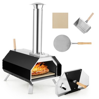 Costway Outdoor Pizza Oven Machine 12'' Pizza  Grill Maker Portable with  Foldable legs