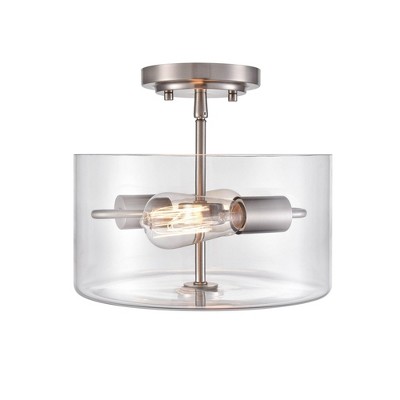 Millennium Lighting Verlana 2 - Light Flush Mount in  Brushed Nickel