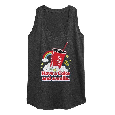 Women's - Coca-Cola - Have A Coke And A Smile Graphic Racerback Tank