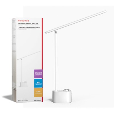 Honeywell Upgraded LED Desk Lamp H01 Pro Sunturalux Foldable Desk Light with USB A+C Charging Ports Table Lamp