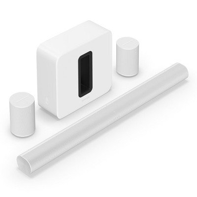 Sonos Premium Immersive Set with Arc Ultra Soundbar, Sub 4 Subwoofer, & Pair of Era 100 Wireless Speakers