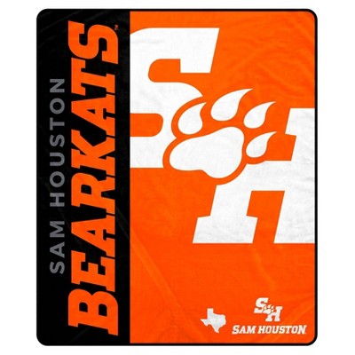 NCAA Sam Houston State Bearkats Ultra Soft Tailgate Throw Blanket