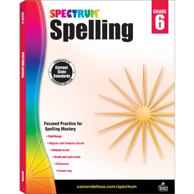 Spectrum Spelling, Grade 6 - (Paperback)