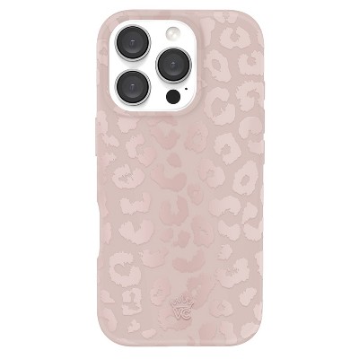 VELVET CAVIAR iPhone 16 Pro MagSafe Case - Nude Leopard: Plastic Animal Print Cover