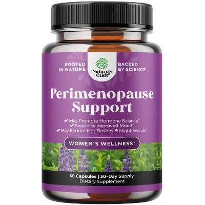 Perimenopause Support Capsules, Women's Pre Menopause Support, Women's Wellness Supplement, Nature's Craft, 60ct