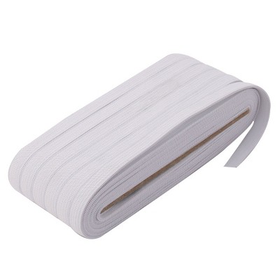 Unique Bargains Rubber Fabric Sewing Elastic Band 18M White 1 Pc
