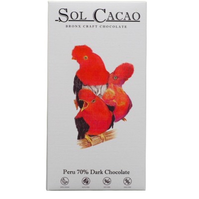 Sol Cacao 70% Peru Dark Chocolate Candy - 1.86oz