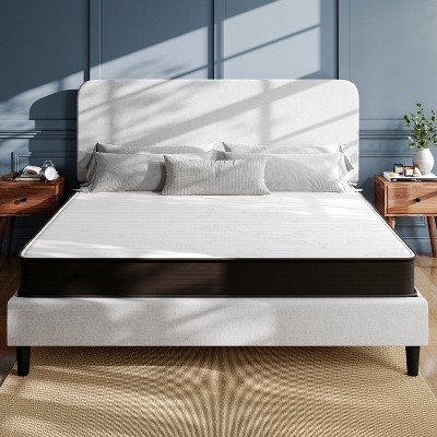 Flash Furniture Dream 8 Inch Hybrid Mattress, High Density Foam and Innerspring Mattress in a Box, CertiPur-US Certified Foam