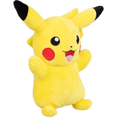 Pokemon 12" Large Pikachu Plush - Officially Licensed - Generation One Figure - Authentic Soft Stuffed Animal Toy - Gift for Kids, Boys, Girls - 2+