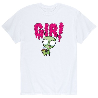 Men's - Invader ZIM - ZIM and GIR Short Sleeve Graphic T-Shirt