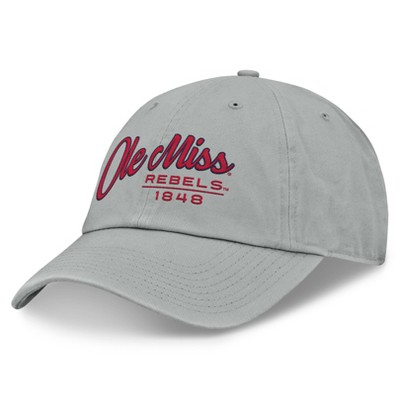 NCAA Ole Miss Rebels Nico Cotton Hat: Adjustable Back Tuck & Slide Closure