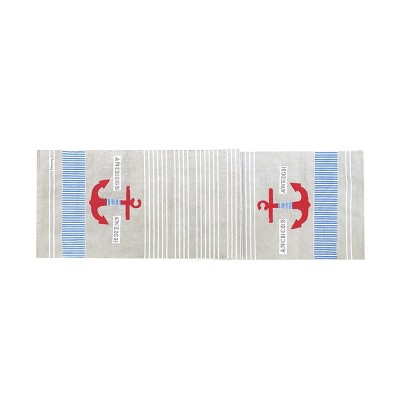 C&F Home Anchor Stripe Dining Table Runner