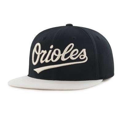 MLB Baltimore Orioles Cantos Hat: Cotton Twill, Adjustable Snapback, Team Logo