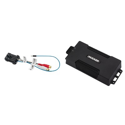 Kicker 48PXA6001 UTV Marine Amplifier & Adapter for Polaris Ride Command